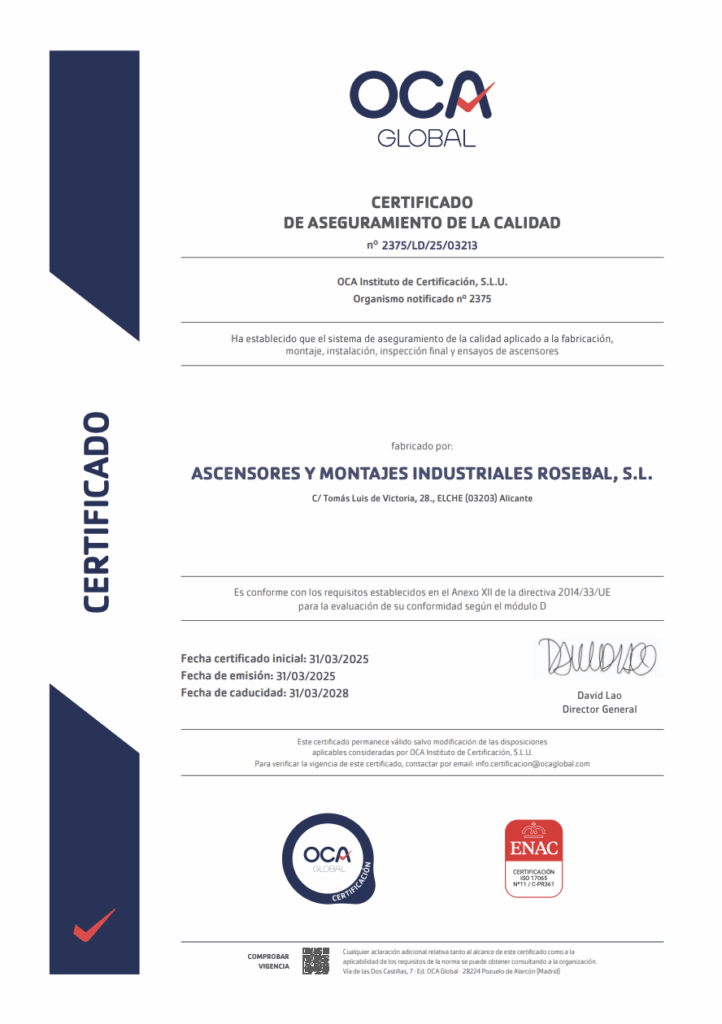 certificado calidad philbert